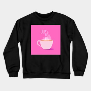 CupOfChai Pink Crewneck Sweatshirt